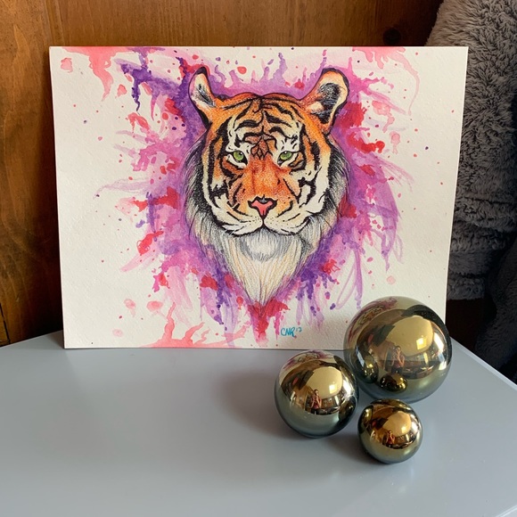 Handmade Mixed-Media Print - Picture 3 of 3